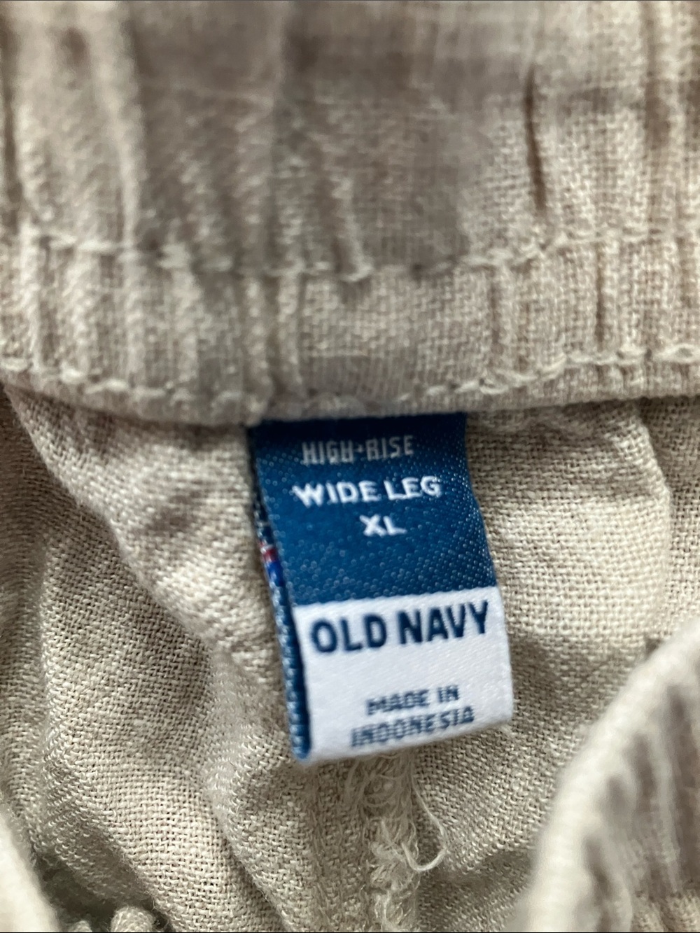 Old Navy - Bundle of 5 Women’s High-Rise Wide Leg Linen Pants - XL - Picture 3 of 7